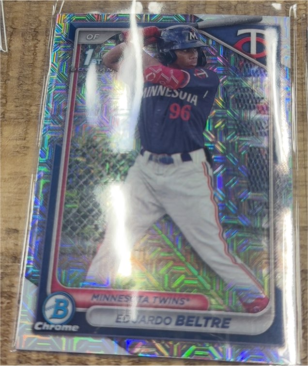 2024 Bowman Chrome #BCP-170 Eduardo Beltre — front