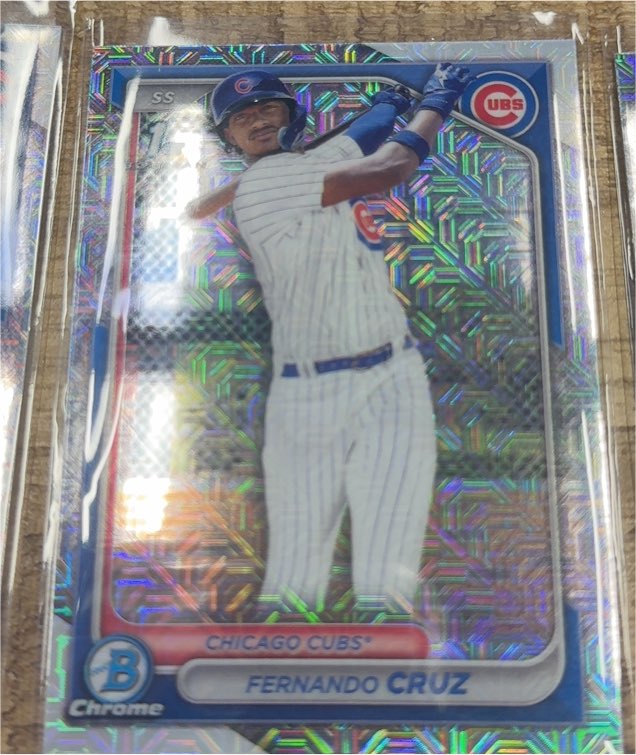 2024 Bowman Chrome #BCP-197 Fernando Cruz — front