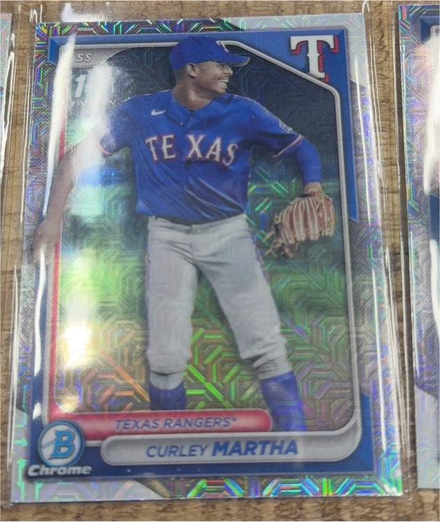 2024 Bowman Chrome #BCP-168 Curley Martha — front