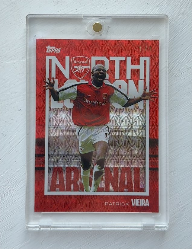 2023/24 Topps Arsenal Team Set North London Patrick Vieira — front