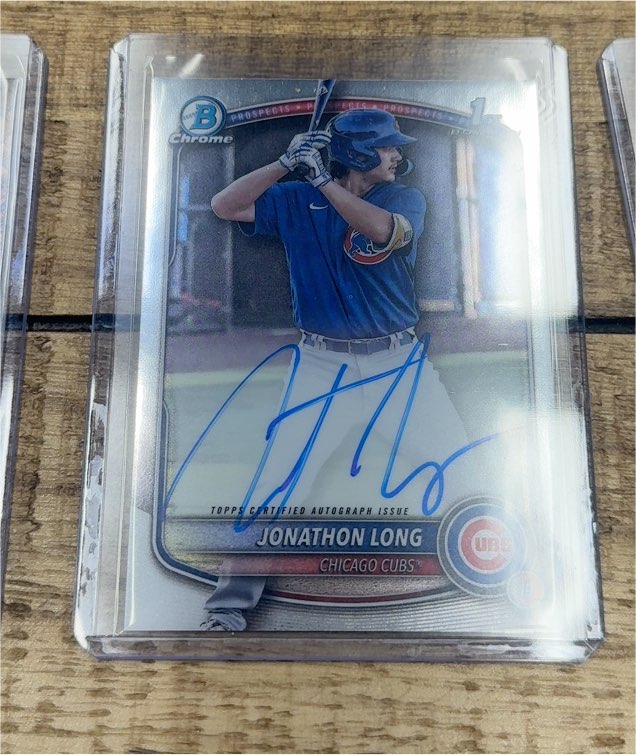 2025 Bowman Chrome #CPA-JLG Jonathon Long — front