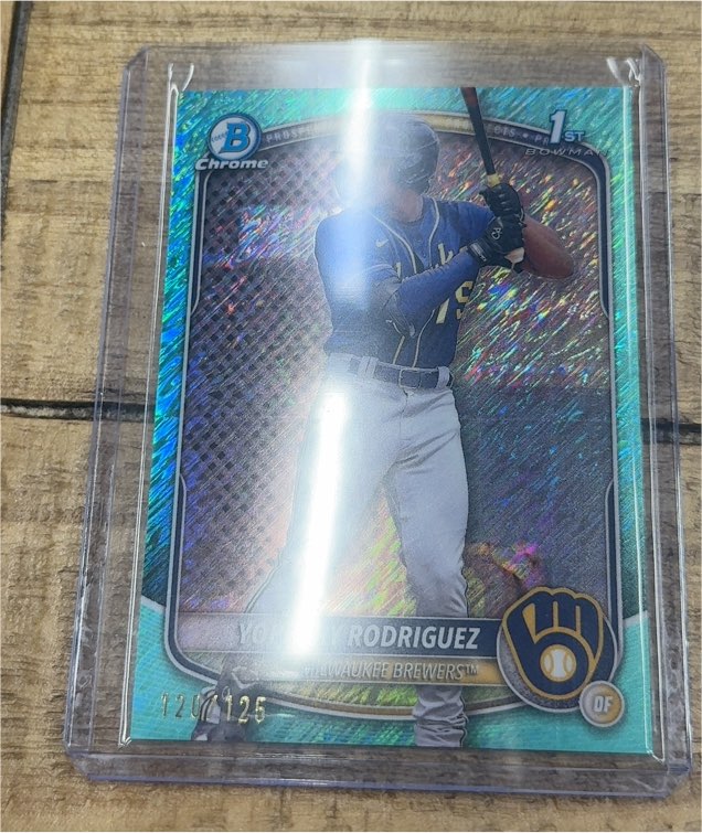 2025 Bowman Chrome #36 Yophery Rodriguez — front