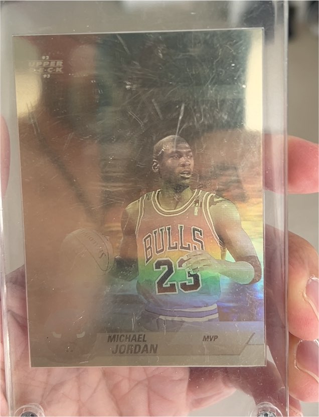 1992-93 Upper Deck #AW9 Michael Jordan MVP — front