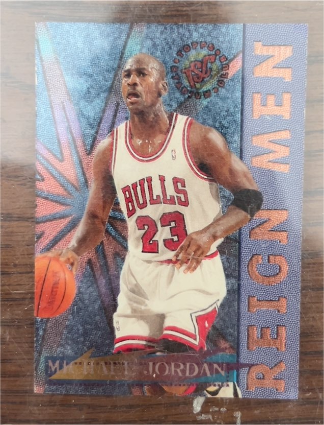 1995-96 Topps Stadium Club Reign Men #RM2 Michael Jordan — front