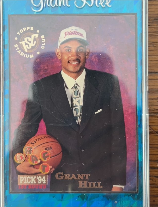 1994-95 Topps Stadium Club #181 Grant Hill Rookie Card — front