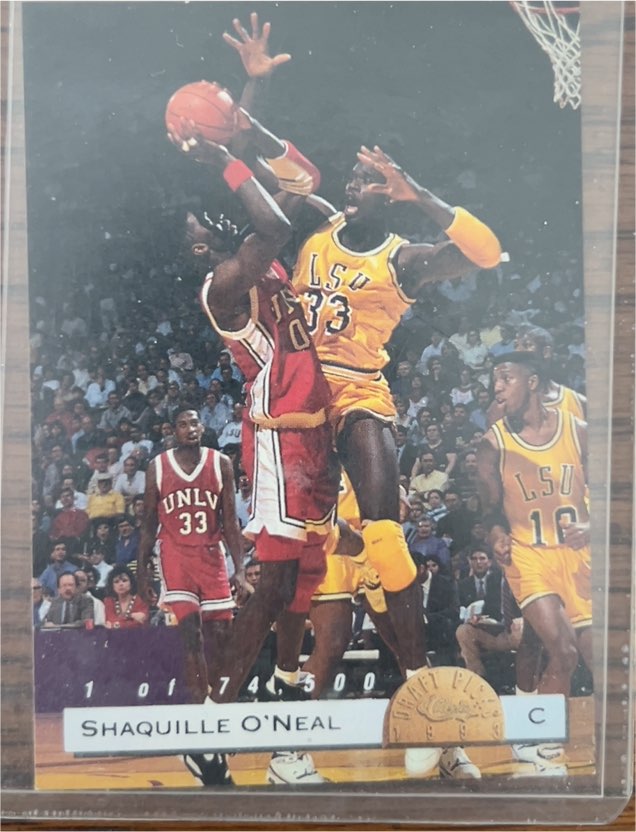 1993 Classic Draft Picks #LP9 Shaquille O'Neal — front