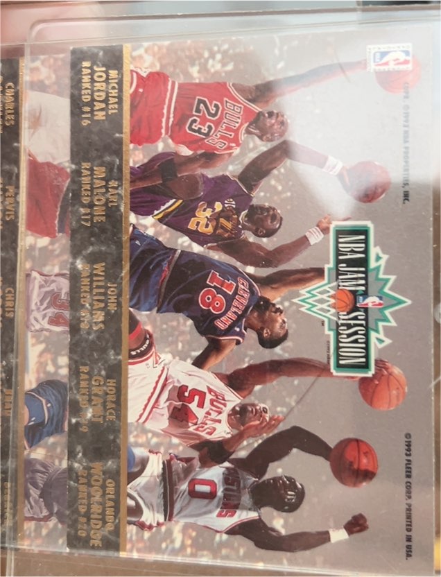 1992-93 Fleer Ultra NBA Jam Session Michael Jordan — front