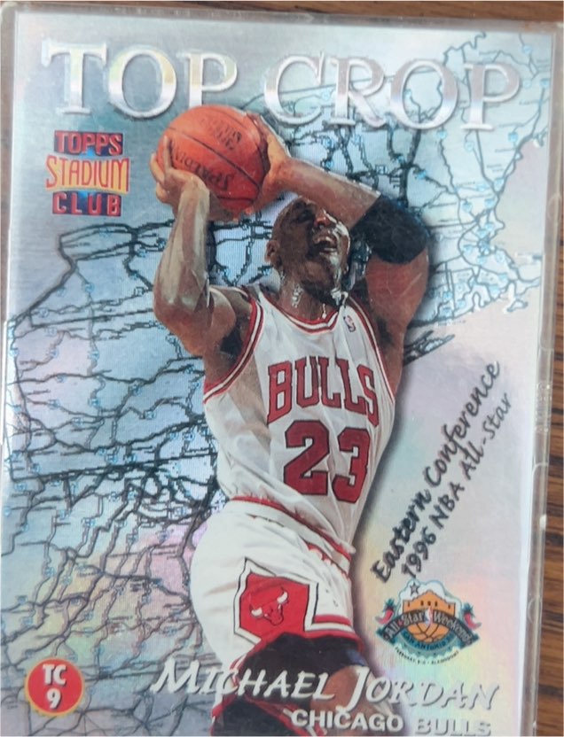 1996-97 Topps Stadium Club Top Crop #TC9 Michael Jordan — front