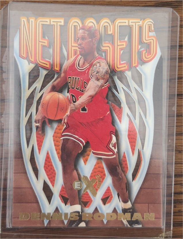 1996-97 Skybox E-X2000 Net Assets #17 Dennis Rodman — front