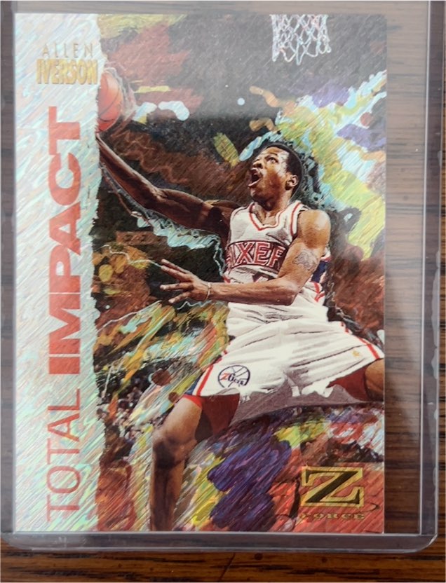 1997-98 Skybox Z-Force #5 Allen Iverson Total Impact — front