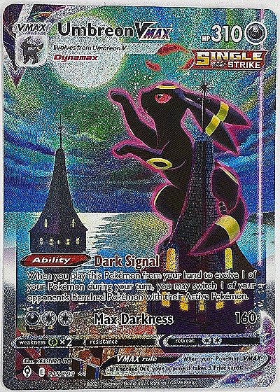 2021 Pokémon Evolving Skies #215 Umbreon VMAX — front