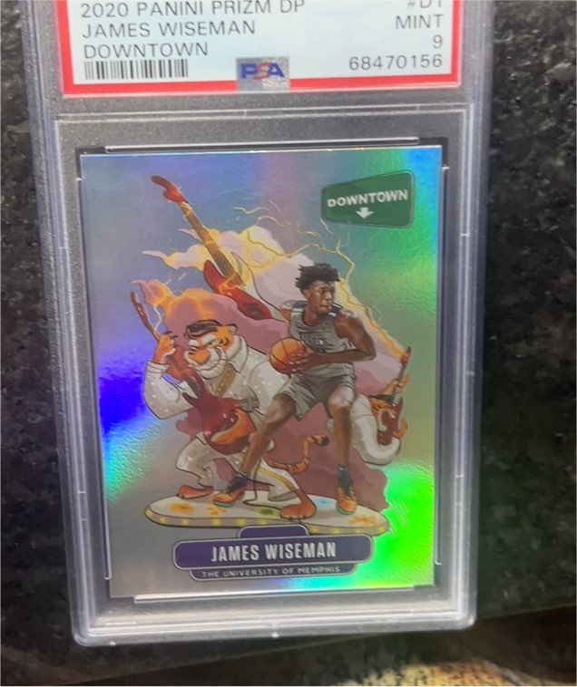 2020 Panini Prizm Draft Picks Downtown #D1 James Wiseman — front
