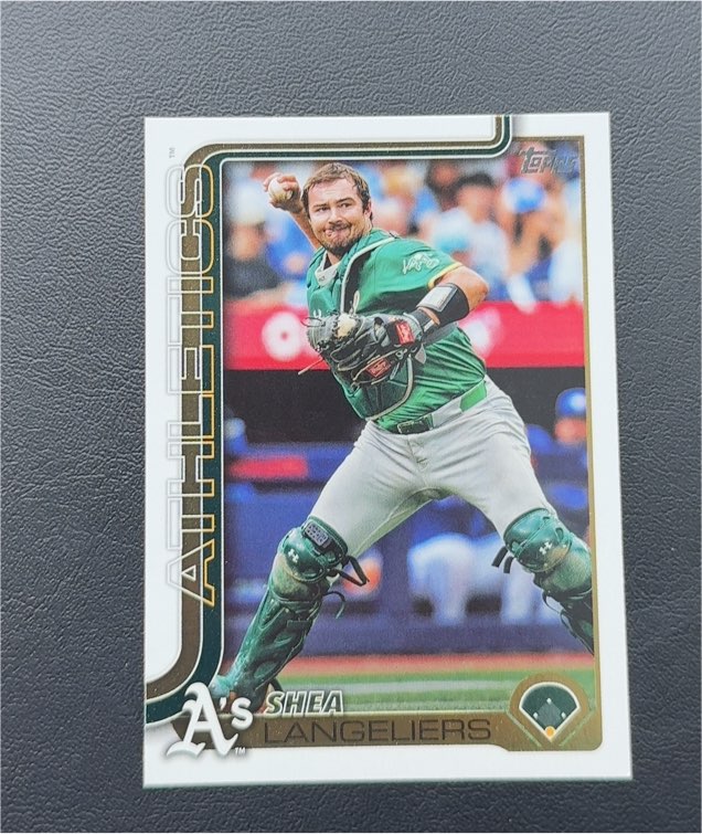2025 Topps Series 1 #158 Shea Langeliers — front