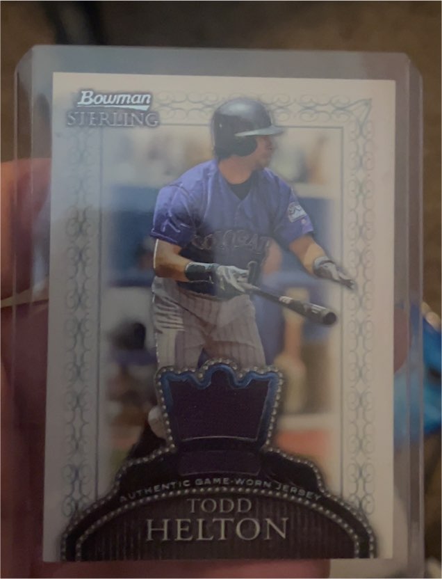 2005 Bowman Sterling #BS-TH Todd Helton — front