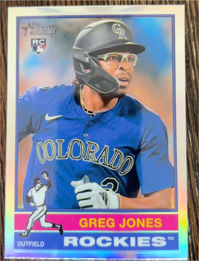 2025 Topps Heritage #392 Greg Jones — front