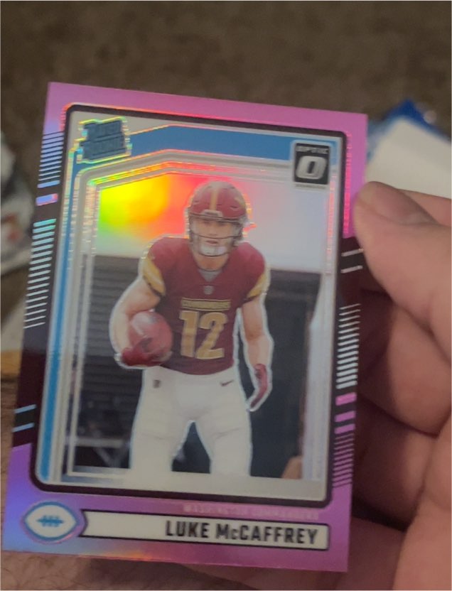 2024 Panini Donruss Optic #302 Luke McCaffrey — front