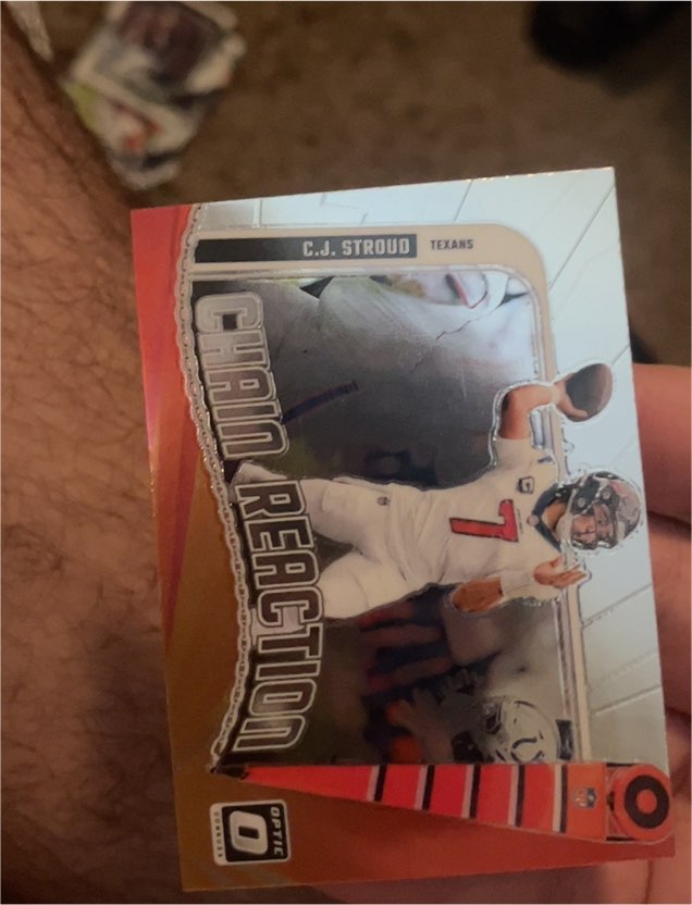 2024 Donruss Optic #7 C.J. Stroud Chain Reaction — front