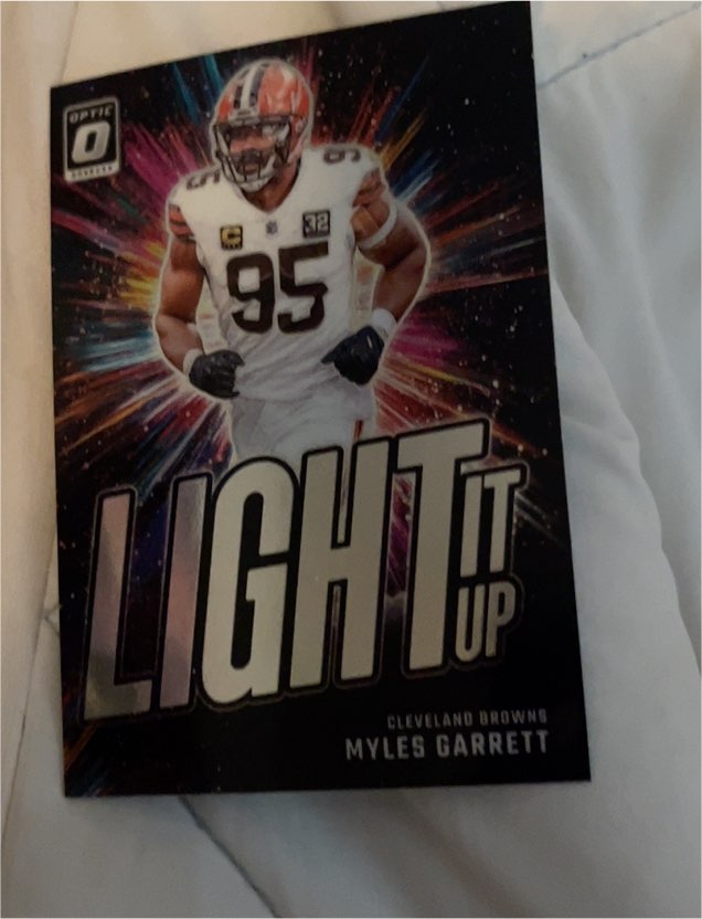 2024 Donruss Optic #13 Myles Garrett Light It Up — front