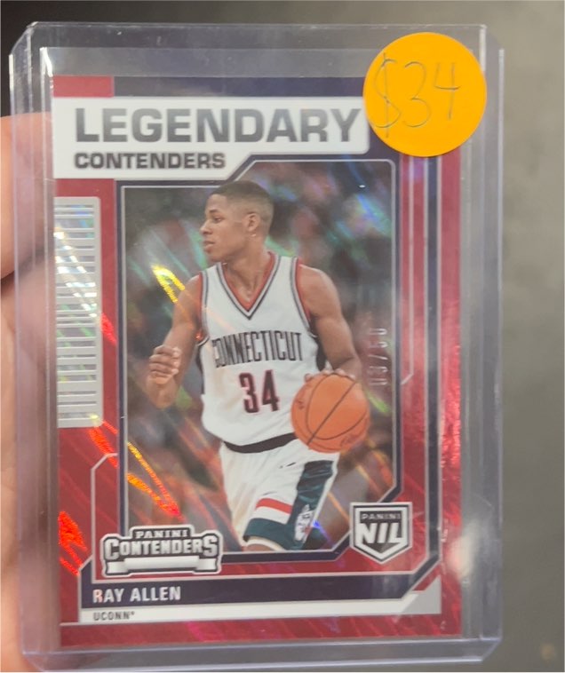 2025 Panini Contenders Legendary Contenders Ray Allen — front
