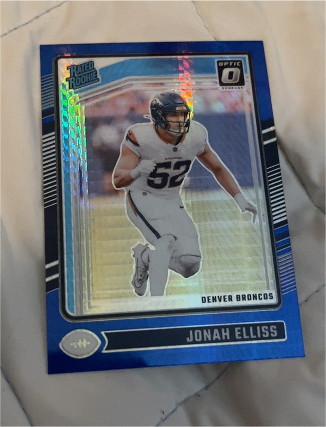 2024 Donruss Optic #257 Jonah Elliss — front