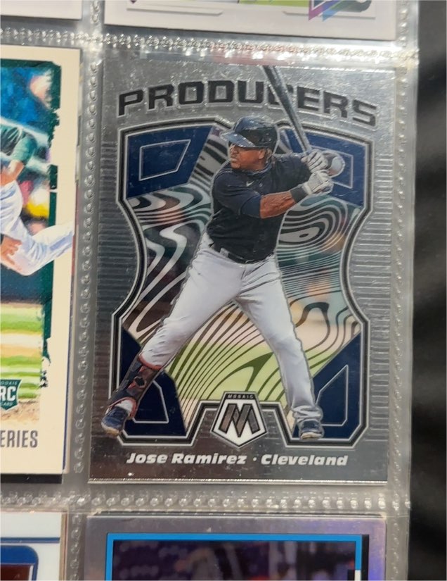 2021 Panini Mosaic Producers #P2 Jose Ramirez — front