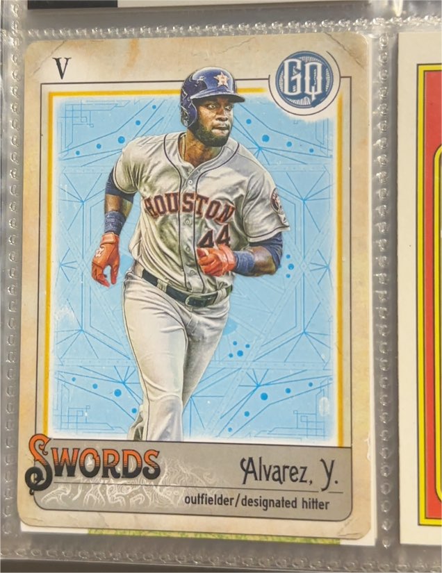 2021 Topps Gypsy Queen Tarot of the Diamond #TOD-11 Yordan Alvarez — front