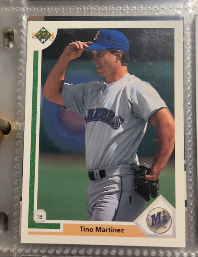 1991 Upper Deck #553 Tino Martinez — front