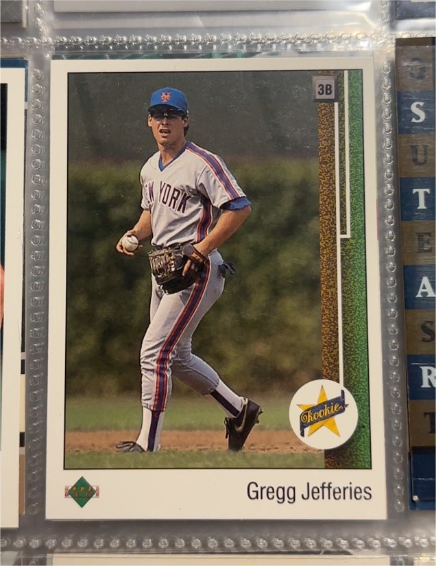 1989 Upper Deck #9 Gregg Jefferies — front