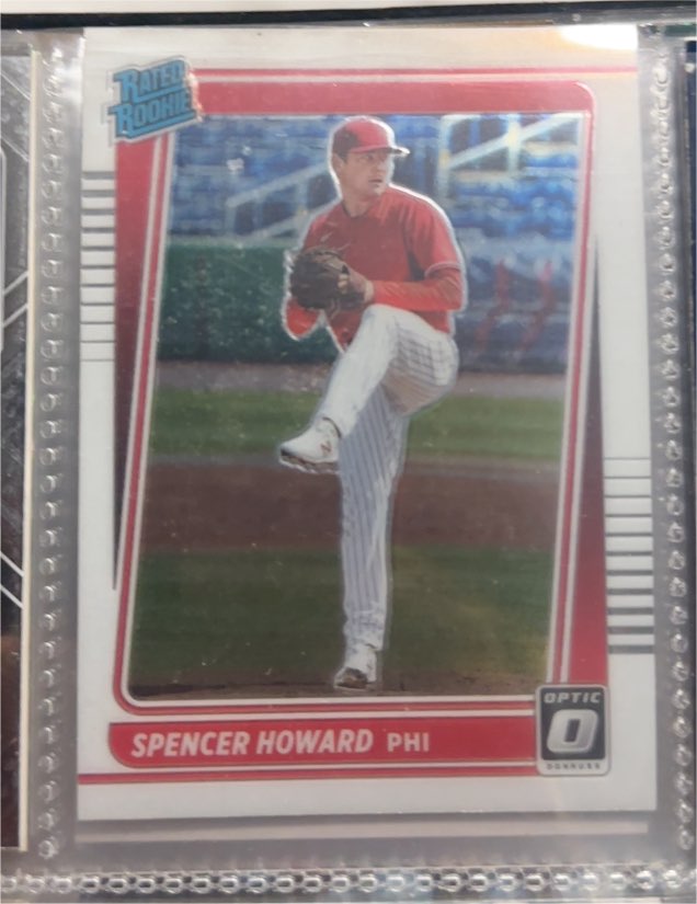 2021 Donruss Optic #67 Spencer Howard — front