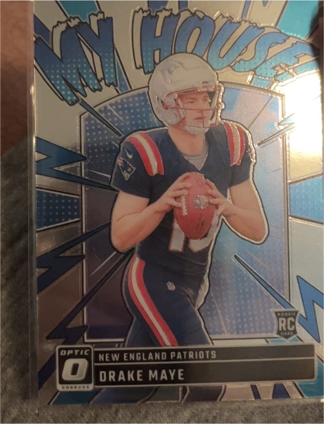 2024 Donruss Optic #8 Drake Maye My House! Rookie — front