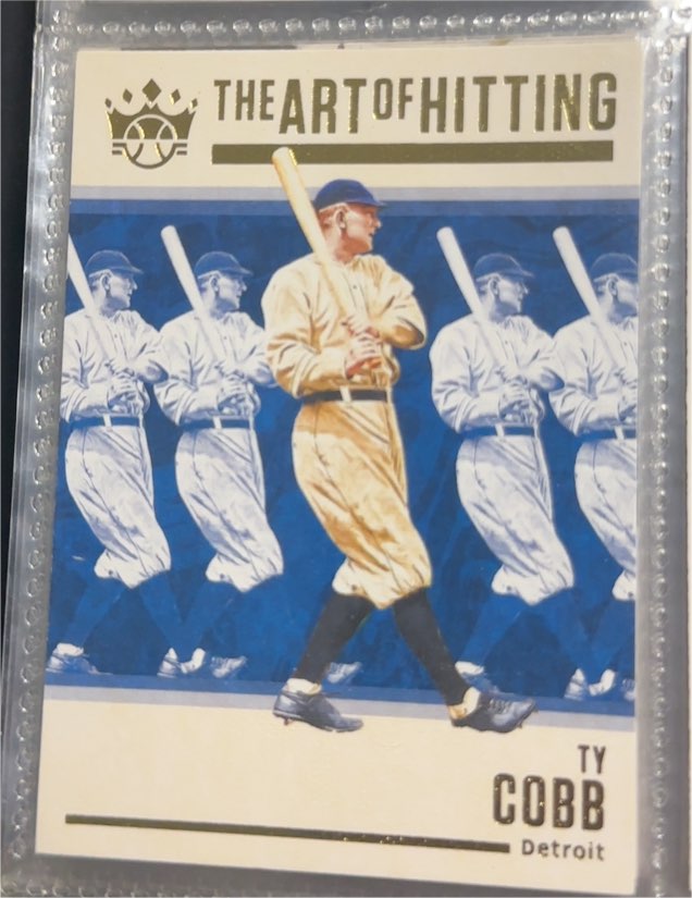 2021 Panini Diamond Kings The Art of Hitting #AOH-3 Ty Cobb — front