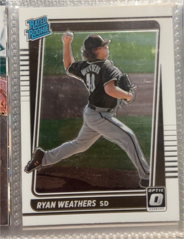 2021 Donruss Optic #87 Ryan Weathers — front