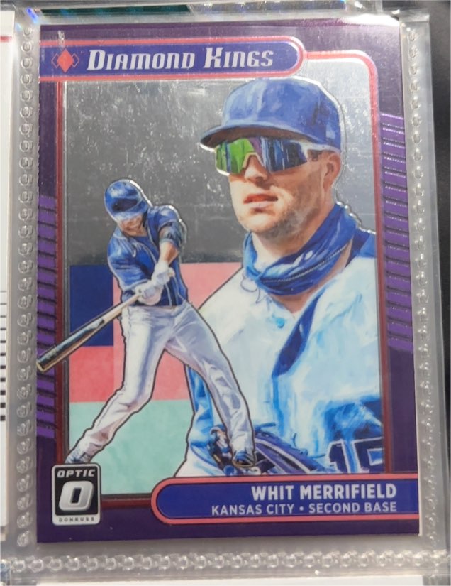 2021 Panini Donruss Optic #9 Diamond Kings Whit Merrifield — front