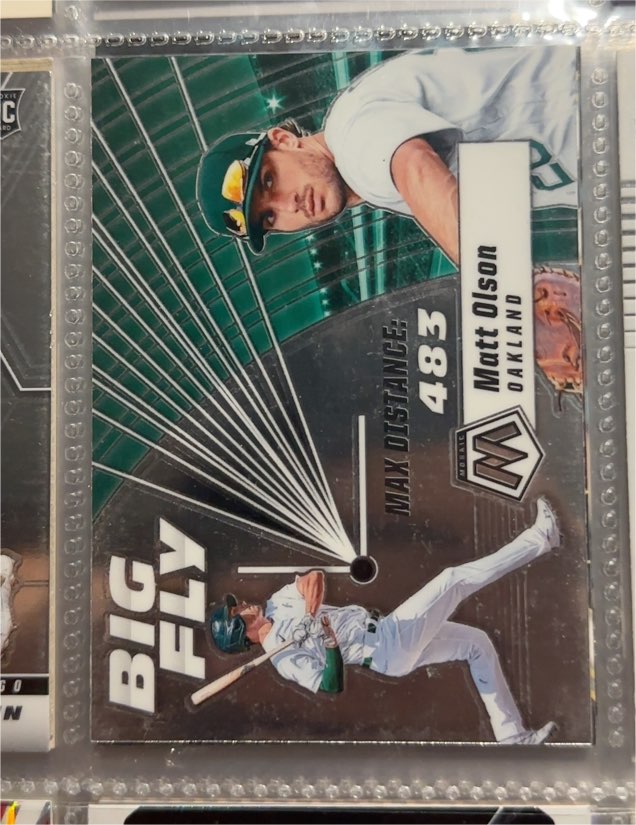 2021 Panini Mosaic #BF11 Matt Olson Big Fly — front