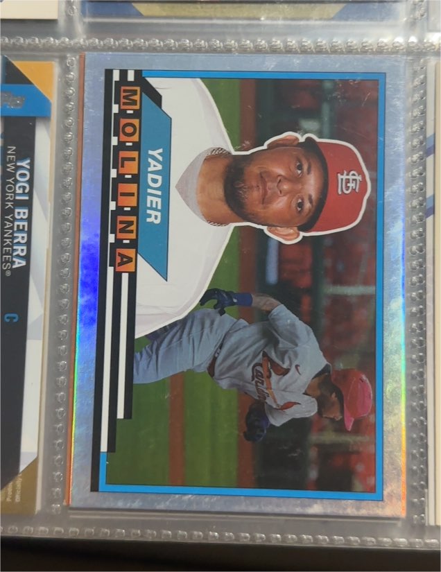 2021 Topps Archives - 1989 Topps Big Foil Yadier Molina #89BF-22 — front