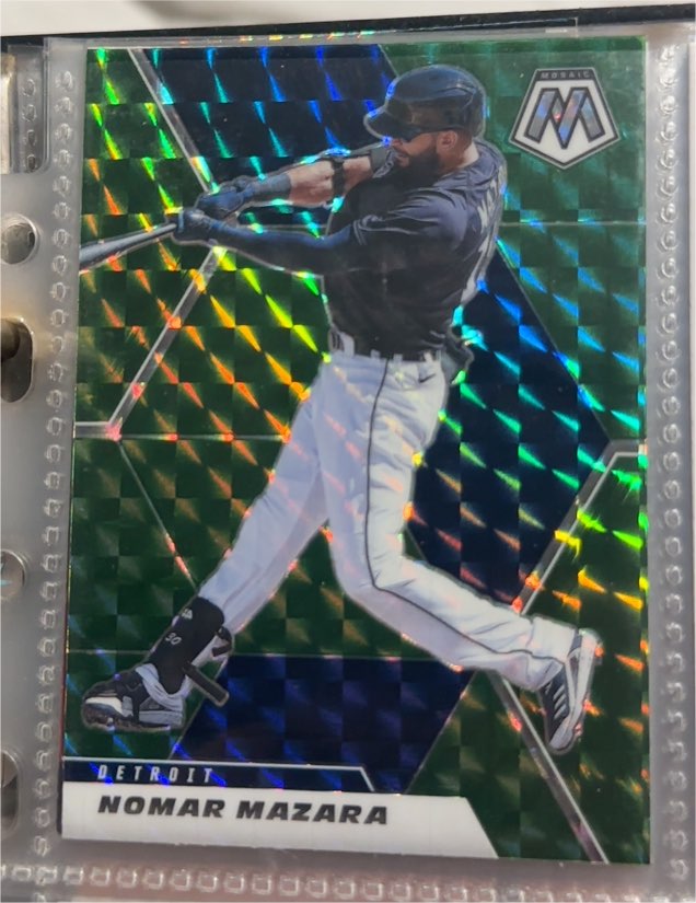 2021 Panini Mosaic #102 Nomar Mazara — front
