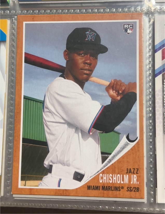 2021 Topps Archives #77 Jazz Chisholm Jr. — front