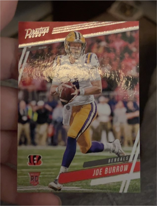 2020 Panini Prestige #258 Joe Burrow Rookie Card — front