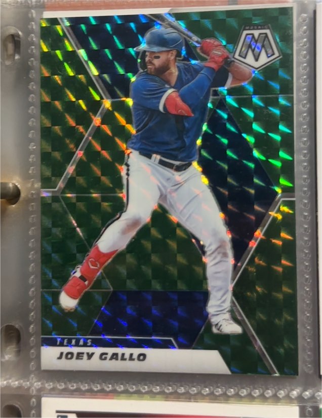 2021 Panini Mosaic #156 Joey Gallo — front