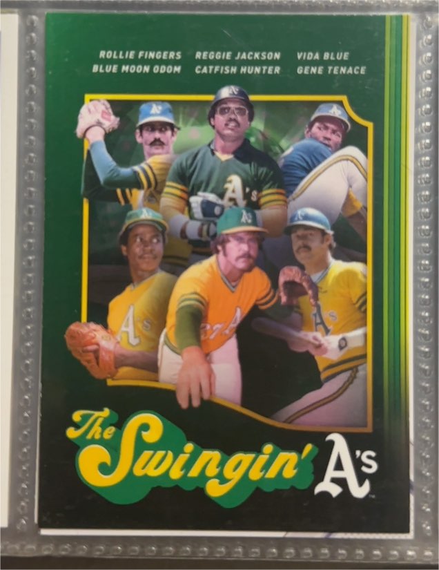 2021 Topps Archives #MPC-10 The Swingin' A's Movie Poster Card — front
