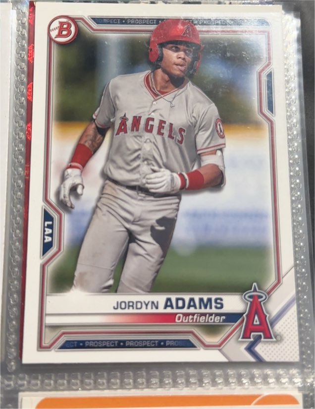 2021 Bowman #BP-30 Jordyn Adams — front