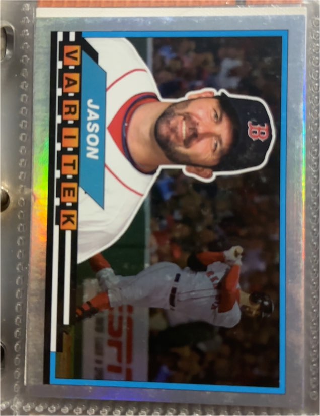 2021 Topps Archives 1989 Topps Big Foil #89BF-4 Jason Varitek — front