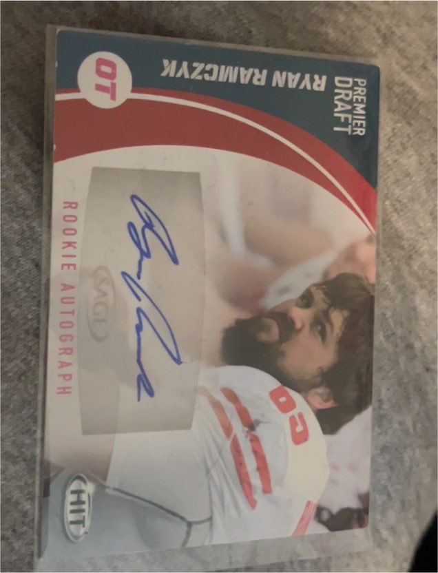 2017 Sage Hit Premier Draft Autographs #A31 Ryan Ramczyk — front