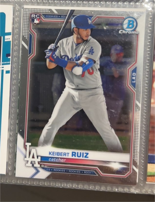 2021 Bowman Chrome #70 Keibert Ruiz — front