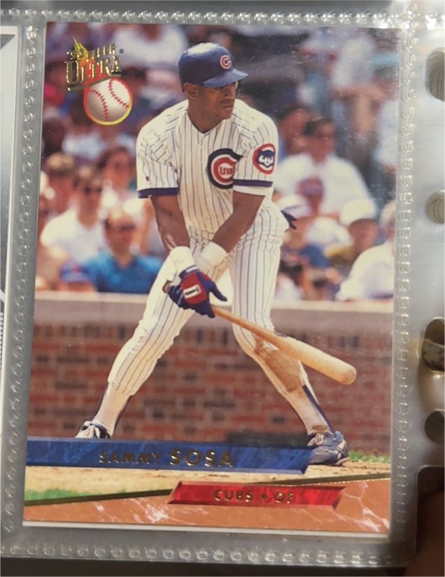 1993 Fleer Ultra #24 Sammy Sosa — front