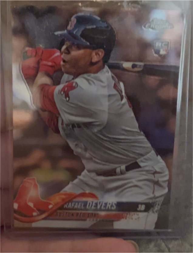 2018 Topps Chrome #25 Rafael Devers — front