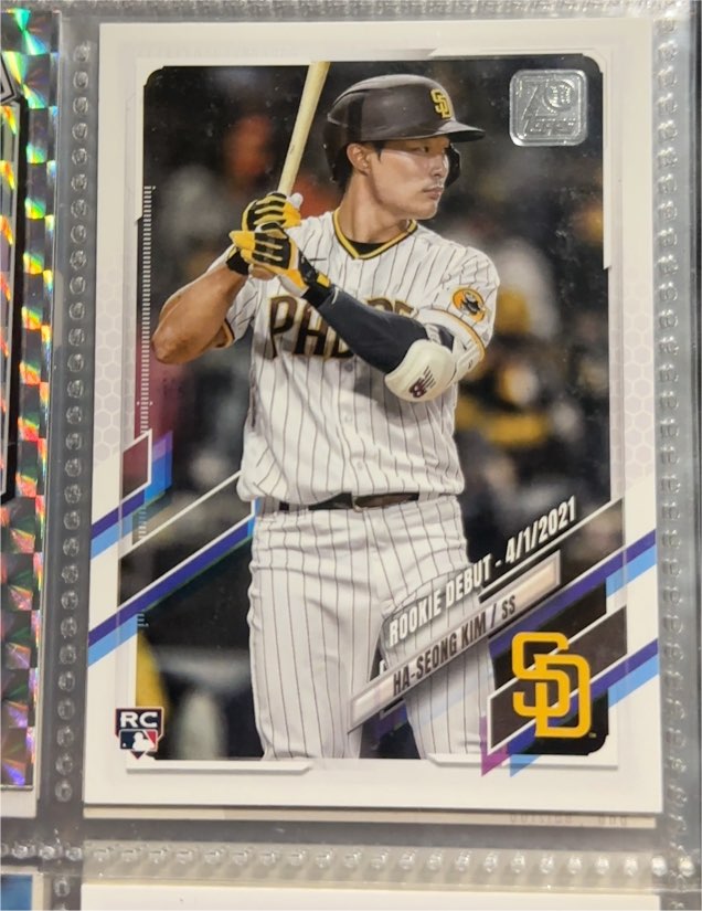 2021 Topps Update #US175 Ha-Seong Kim — front
