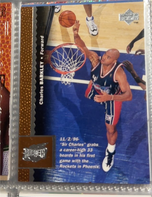 1996-97 Upper Deck #223 Charles Barkley — front