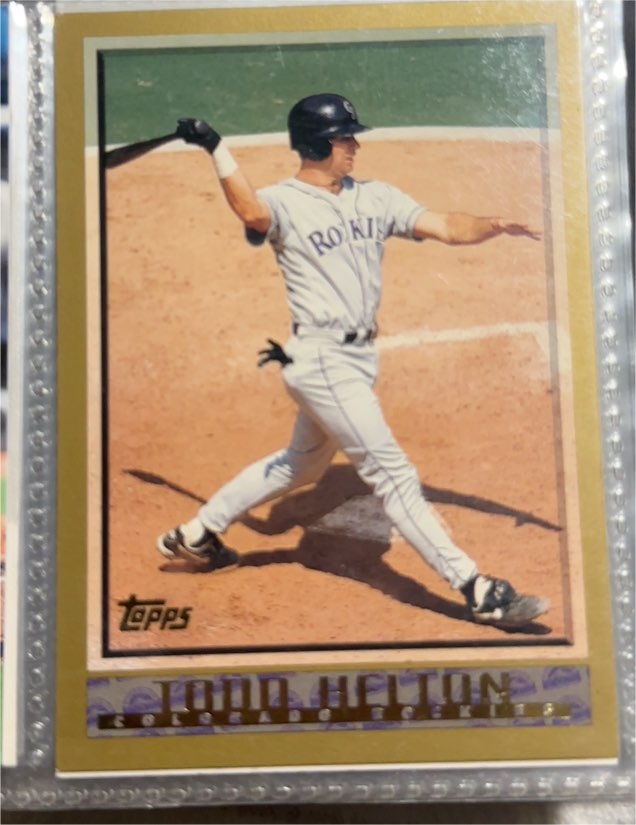1998 Topps #323 Todd Helton Colorado Rockies — front