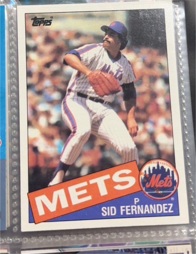 1985 Topps #649 Sid Fernandez — front